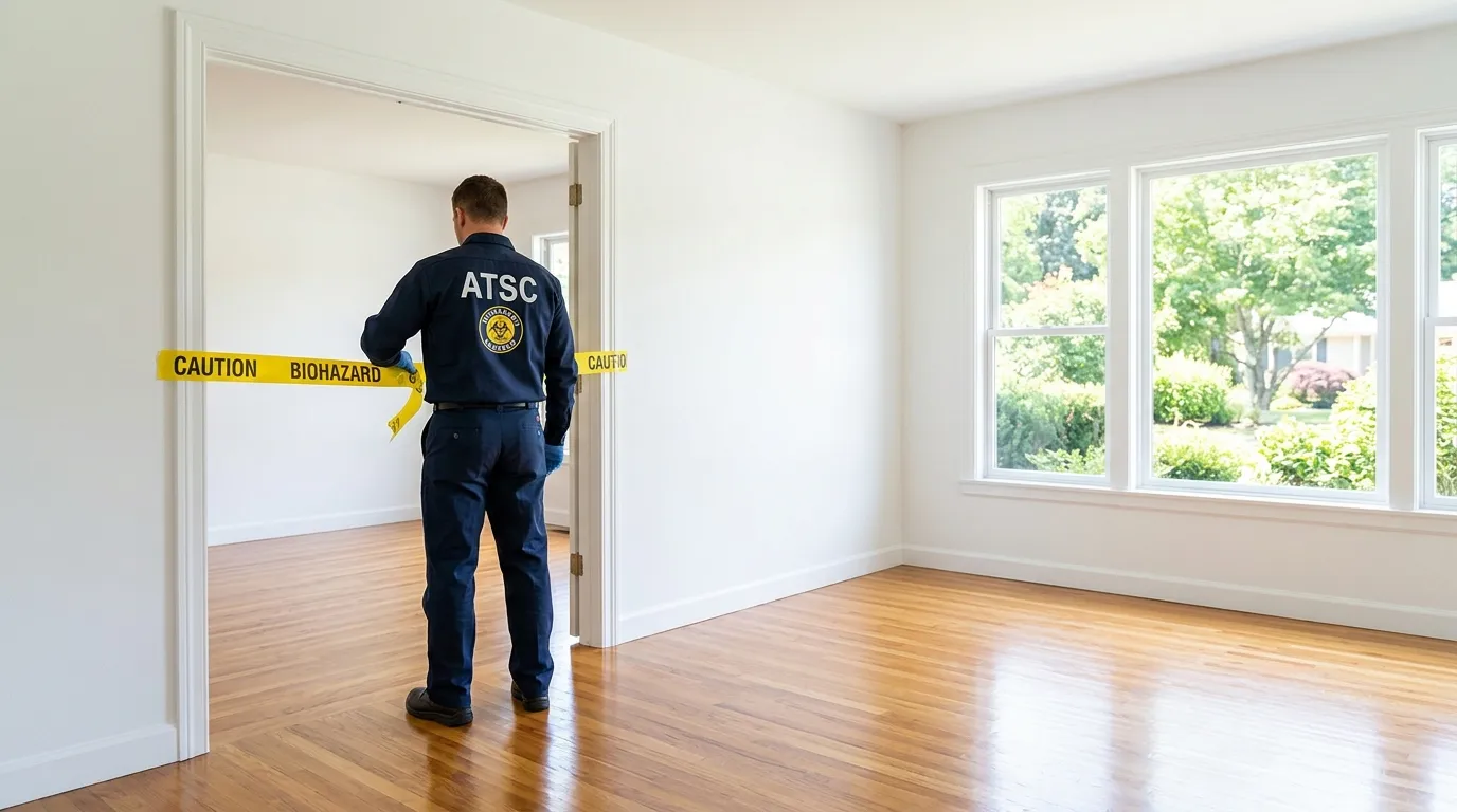 Certified biohazard cleanup crew performing Crime Scene Cleanup in Canarsie