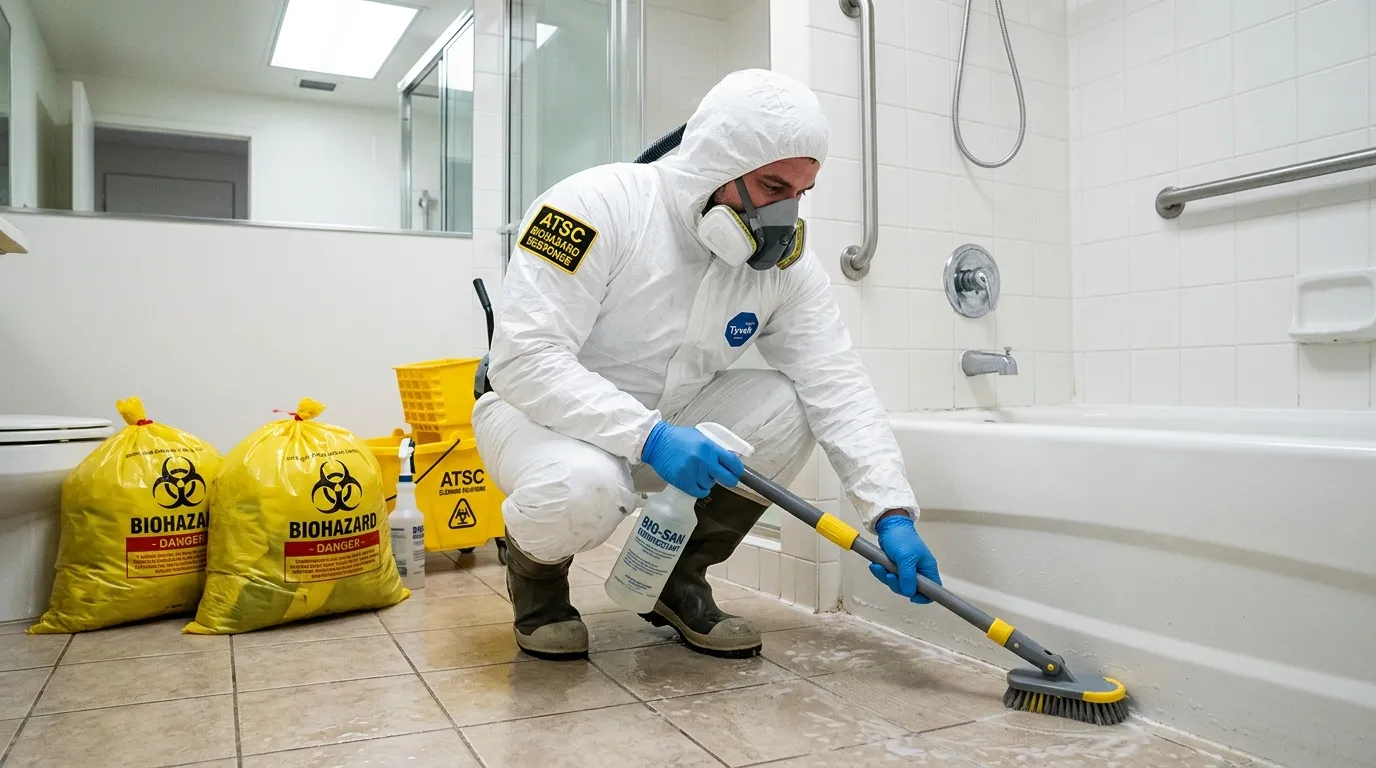 Decontamination equipment deployed for Blood Cleanup in Canarsie